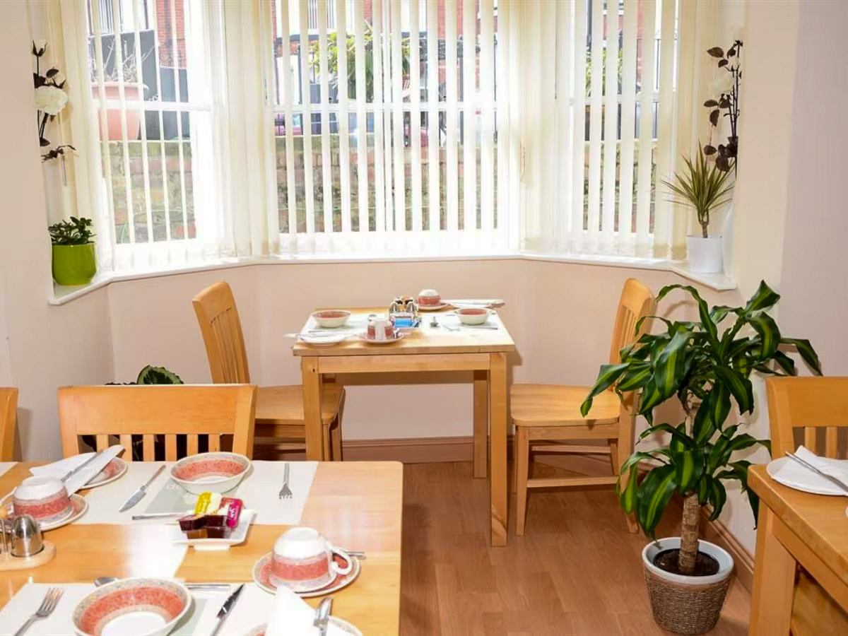 Pinewood House bright dining room