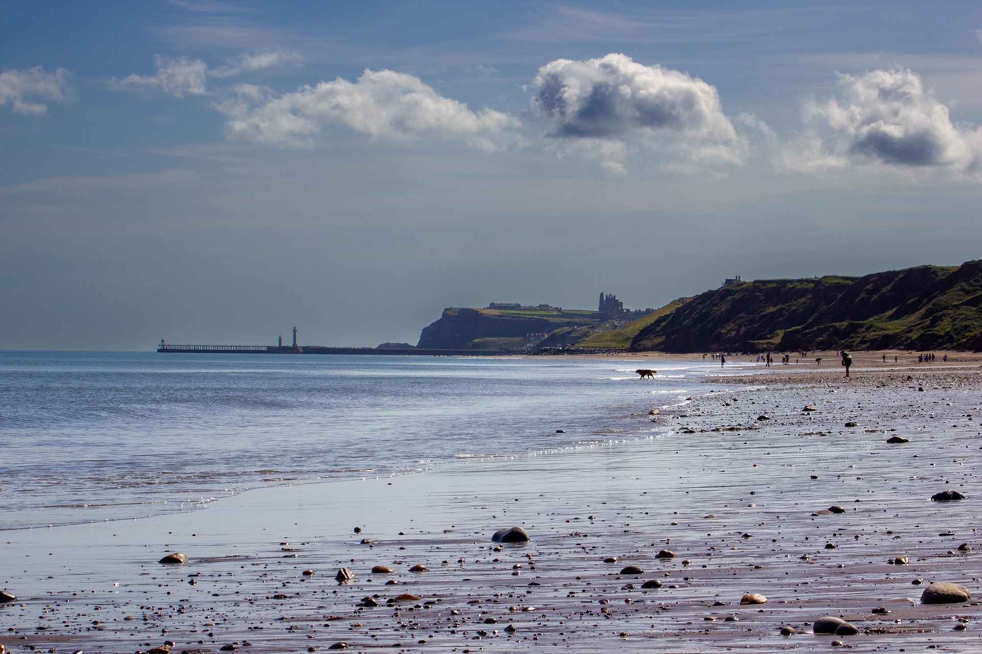 View of Whitby from afar